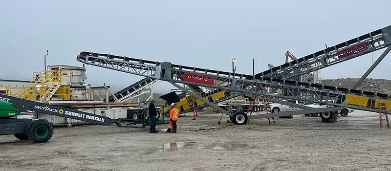 Radial Stacking Conveyor